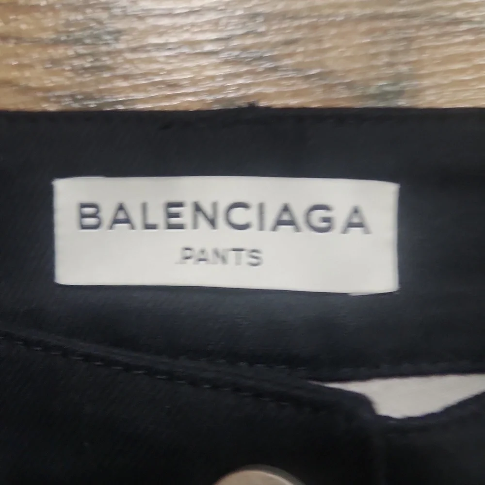 Balenciaga Colorblock Skinny Pants Edgy Rich Mom Old Money Luxury Zipper 38 US 4 - Picture 4 of 9